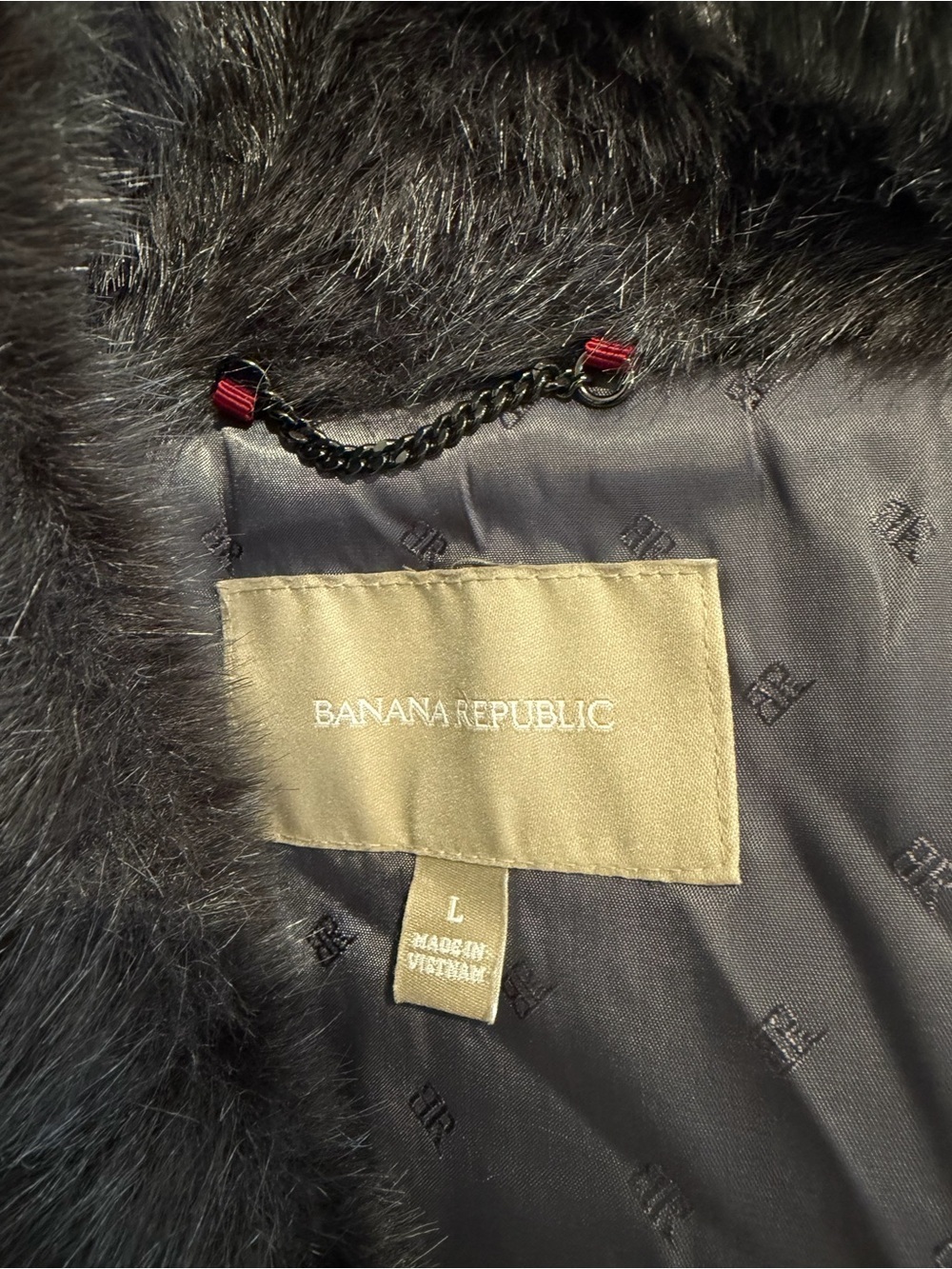 Banana Republic Brown Faux Fur Vest - Picture 4 of 6